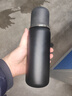 雷德夫（LEIDFOR）A1 保溫杯男高檔 商務(wù)水杯茶杯燜茶 送禮戶(hù)外女水杯 磨砂黑500ml 曬單實(shí)拍圖