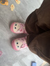 kids.ing女童鞋帆布鞋小童寶寶鞋子貓咪卡通兒童休閑鞋幼兒園板鞋 粉色 26 曬單實(shí)拍圖