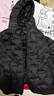 雪中飛羽絨服女短款2025冬季韓版修身百搭輕薄90絨外套黑色S 曬單實(shí)拍圖