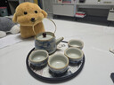 原和米黃汝窯提梁壺功夫茶具套裝辦公室家用陶瓷茶杯茶壺泡茶器帶茶盤(pán) 曬單實(shí)拍圖