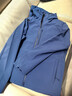 迪桑特（DESCENTE）TRAINING綜訓運動(dòng)健身防潑水男士加絨梭織上衣 NV-藏青色 XL (180/100A) 曬單實(shí)拍圖