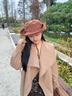 偶森西部牛仔帽女登山防曬帽秋冬川西北旅游遮陽(yáng)帽防紫外線(xiàn)美式復古帽 曬單實(shí)拍圖
