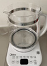 美的（Midea）家用養生壺 1.5L全自動(dòng)玻璃燒水壺 多段保溫電熱水壺 一體恒溫煮茶壺 輕音柔聲燉煮智能預約 升級新品【玻璃壺蓋】 1.5L 曬單實(shí)拍圖