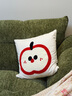 茵尚卡通客廳沙發(fā)抱枕方形刺繡靠枕可愛(ài)枕套靠墊床頭腰靠高級感靠背 源蘋(píng)果臉抱枕【店長(cháng)推薦】 枕套 45*45cm【不含芯】 曬單實(shí)拍圖