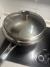 愛(ài)仕達（ASD）炒鍋無(wú)氟涂層純鈦炒菜鍋不銹鋼家用鈦鍋防粘燃氣電磁爐通用32cmZ1 曬單實(shí)拍圖
