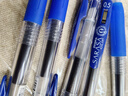 斑馬牌（ZEBRA） JJ15按動(dòng)中性筆水筆學(xué)生用辦公簽字筆 藍色【5支裝】 0.5mm 曬單實(shí)拍圖