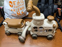貝杰斯（BEI  JESS）嬰兒學(xué)步車(chē)小火車(chē)玩具0-1-3歲兒童學(xué)步手推車(chē)1一歲寶寶生日禮物送 旗艦版【治愈奶咖色】小火車(chē)坐騎+高定禮盒 防o型腿適合的車(chē)男女孩周歲禮物新年禮物2026火的玩具 曬單實(shí)拍圖