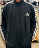 adidas經(jīng)典休閑三條紋長(cháng)袖套裝男女秋季阿迪達斯官方輕運動(dòng) 黑色（推薦選大一碼）   2XL 曬單實(shí)拍圖