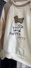 乖奇熊嬰兒童純棉抓絨衛衣兩件套裝春秋季寶寶外出服洋氣上衣服褲子春裝 曬單實(shí)拍圖