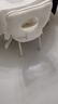 謝威爾餐椅輕奢桌凳現代簡(jiǎn)約北歐餐桌椅子家用意式皮質(zhì)凳子靠背餐廳休閑 【邦尼熊】奶白貓抓皮-白色腿 曬單實(shí)拍圖