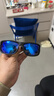 高特高特水上運動(dòng)眼鏡釣魚(yú)墨鏡男女款沖浪摩托艇偏光鏡戶(hù)外運動(dòng)太陽(yáng)鏡 GT60016-C028砂黑框藍REVO片 曬單實(shí)拍圖