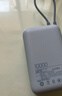 小米（MI）【3C認證】小米充電寶移動(dòng)電源 10000 自帶線(xiàn)雙向快充口袋版 電源 灰藍色可上飛機/火車(chē) 曬單實(shí)拍圖