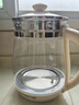 九陽(yáng)（Joyoung）0膠水養生壺 1.5L煮茶器 玻璃花茶壺 316不銹鋼燒水壺電熱水壺 WY301 曬單實(shí)拍圖