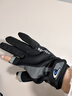 楊飾公子手套男夏季防曬騎行手套觸屏防滑騎車(chē)摩托車(chē)戶(hù)外冰絲外賣(mài)手套 漏二指黑【春夏薄款】 均碼 曬單實(shí)拍圖