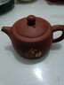 朱泥西施壺手工描金舍得功夫茶壺紫砂老泥泡茶壺家用茶具茶器中式 朱泥描金舍得-井欄壺 曬單實(shí)拍圖