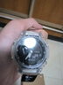 卡西歐（CASIO）男g(shù)shock明星同款手表冰電之韌2代迷彩防水學(xué)生送男朋友情人節禮 GA-2100SKE-7A白透明冰韌表帶 曬單實(shí)拍圖