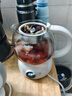 美的（Midea）煮茶器煮茶壺花茶壺 養生壺迷你恒溫電熱水壺蒸茶器噴淋式316L不銹鋼燒水壺黑茶茶具1升YSTM-Z11 曬單實(shí)拍圖