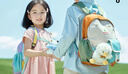 SHUKIKU樂(lè )兜兜兒童公仔雙肩包幼兒園書(shū)包小學(xué)生防潑水背包 珊瑚桃子 S+ 曬單實(shí)拍圖