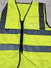 九千谷反光背心/反光馬甲 反光工作服 安全馬甲背心 環(huán)衛交通保安工地反光衣馬甲 四道反光拉鏈款 熒光黃 曬單實(shí)拍圖