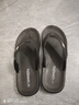俞兆林（YUZHAOLIN）人字拖男女沙灘鞋涼拖鞋外穿夾趾拖 YE408 黑色 40/41 曬單實(shí)拍圖