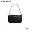 蔻馳（COACH）【品牌直供】女士小號手提手拿包腋下包麻將包黑色CN382 曬單實(shí)拍圖