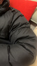 鴨鴨【高充絨】羽絨服男士短款加厚2025年冬季新款面包服防寒保暖外套 黑色 【197-255g充絨】 M 【建議100-130斤】 曬單實(shí)拍圖