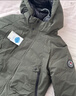 保姆鵝 兒童羽絨服男童女童工裝外套寶寶戶(hù)外防風(fēng)保暖冬裝童裝[NG2608] 橄欖綠 120 曬單實(shí)拍圖