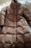 波司登（BOSIDENG）羽絨服鵝絨女長(cháng)款連帽新國標90絨商場(chǎng)同款寬松休閑外套 燕麥摩卡7343 【店長(cháng)推薦】 L 170/92A 體重約120-130斤 曬單實(shí)拍圖