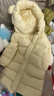 戴維貝拉兒童長(cháng)款羽絨服男童冬季外套女童三防童裝女寶寶冬裝年服 曬單實(shí)拍圖