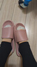 京東京造【抗菌皮紋拖】eva軟彈拖鞋居家室內防臭浴室涼拖女士粉色37-38 曬單實(shí)拍圖
