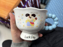送女生禮品可愛(ài)ins風(fēng)陶瓷馬克杯帶勺子學(xué)生宿舍辦公室早餐咖啡杯 藍色可愛(ài)小狗【單杯】 曬單實(shí)拍圖
