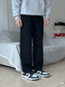 班尼路（Baleno）男士休閑褲秋季青少年寬松休閑運動(dòng)褲子潮流百搭修身垂感束腳褲 曬單實(shí)拍圖