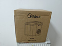 美的（Midea）制冰機 家用小型冰塊全自動(dòng)UV殺菌迷你宿舍子彈冰神器 廚房小家電1.4升 MBJ-12D17E 曬單實(shí)拍圖