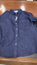 JEEP SPIRIT吉普高級感原色水洗牛仔襯衫男士復古潮牌外套秋季重磅休閑襯衣男 深藍 XL  合適體重140-160斤 曬單實(shí)拍圖