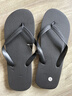 夏季潮流人字拖防滑外穿休閑男士沙灘耐磨泰國拖鞋大款象韓版防臭 黑色 40-41 曬單實(shí)拍圖