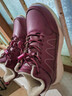 足力健中老年冬季加絨爸媽鞋輕快輕便保暖鞋25932021J 酒紅-女款 39 曬單實(shí)拍圖