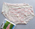 蕉內寵物主題301C少女內褲女士莫代爾印花學(xué)生中腰10A抗菌透氣三角3件 曬單實(shí)拍圖