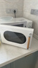 美的（Midea）微波爐家用20L新款轉盤(pán)小型迷你智能定頻600W便捷雙旋鈕五檔速熱均勻加熱易清潔轉盤(pán)式PM2004 曬單實(shí)拍圖