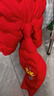 迷你巴拉巴拉嬰兒衣服寶寶羽絨服連體衣新年紅色新中式拜年爬服冬 曬單實(shí)拍圖