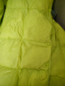 紅豆90絨兒童羽絨服輕薄外套休閑男女童休閑內膽保暖上衣 熒光黃 160 曬單實(shí)拍圖