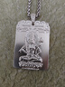 恒久葉原創(chuàng  )十二生肖龍蛇守護神普賢菩薩純銀項鏈足銀吊墜定制刻字 生肖牛、虎虛空藏43克不含鏈子 曬單實(shí)拍圖