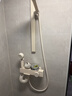 蒙娜麗莎淋浴花灑套裝小戶(hù)型數顯升降全銅浴室簡(jiǎn)易增壓鋼琴花灑M13奶白 曬單實(shí)拍圖