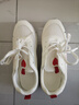 女鞋休閑運動(dòng)鞋年春秋透氣網(wǎng)面百搭防滑輕便軟底女士跑步旅游鞋子 N028白紅網(wǎng)面 38 曬單實(shí)拍圖