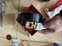 菲拉格慕（Ferragamo）男士雙面可調節牛皮腰帶皮帶 675542 586940 100 曬單實(shí)拍圖