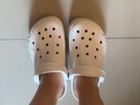 卡駱馳（CROCS）貝雅洞洞鞋沙灘鞋|10126 白色-100    37 /38(230mm)   曬單實(shí)拍圖