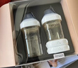 HEGEN海格恩新生兒奶瓶奶嘴0-6個(gè)月防脹氣嬰兒用品奶瓶套裝禮盒裝禮物 【白色禮盒】（150+240ml奶瓶+儲存蓋*2） 曬單實(shí)拍圖