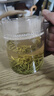 泥也喝綠茶杯月牙玻璃木柄泡茶杯耐高溫防燙手帶過(guò)濾大容量家用辦公杯 曬單實(shí)拍圖