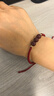 石傳百世朱砂手串2026本命年紅繩手工編織手鏈轉運珠護身符情侶生日禮物 曬單實(shí)拍圖