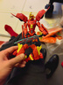 宇宙護衛隊玩具男孩變形機車(chē)套裝流星風(fēng)暴閃電彩虹公仔玩偶套裝生日禮物 炫光閃電機甲 曬單實(shí)拍圖
