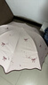天堂傘黑膠防曬防紫外線(xiàn)公主花邊太陽(yáng)傘晴雨兩用小巧便攜遮陽(yáng)傘女 若芙粉 曬單實(shí)拍圖